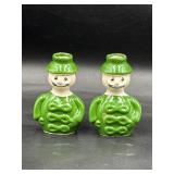 Vintage MUSTACHE MEN mini Bud Vases