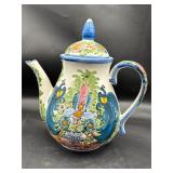 O.C.K. Skyros Handmade painted Greek Teapot