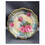 Silesien Germany PLATE roses gold
