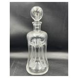 Handcrafted lead crystal Brazil decanter