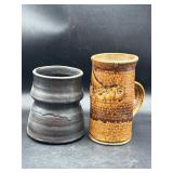 Vintage signed pottery