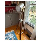Wobbly Pottery Barn style tripod floor lamp