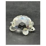 Vintage Crystal turtle figurine