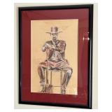 Framed original wall art