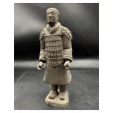 Flawed replica figure Qin Dynasty warrior soldier