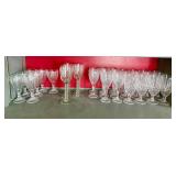 Large lot of glass ware / bar ware