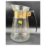 Vtg  Corning Ware coffee carafe Atomic Starburst