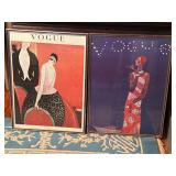 vintage Vogue magazine cover prints Framed posters