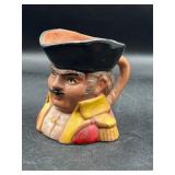 Signed pottery soldier mug