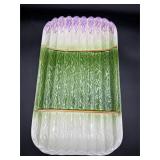 asparagus feast tray- strata group hand painted