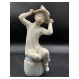 Chipped hand Lladrï¿½ Girl with Bonnet