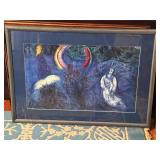 repro- Marc Chagall's Moses and the Burning Bush