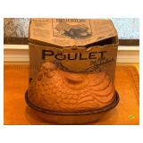 Romertopf Poulet French for chicken clay baker