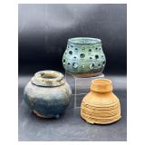 Assorted pottery