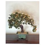 vintage Chinese decorative bonsai tree stone &