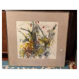 Edward Reep - rice paper mixed media wall art