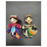 handcrafted wood and cloth cultural doll