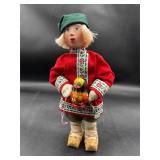 Boy with a Toy Russian Traditional Doll