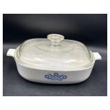9ï¿½ blue cornflower casserole corning ware