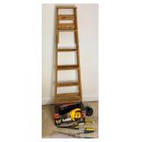 2nd floor wood ladder- used forget and more