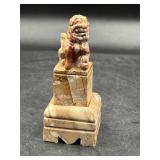 soapstone foo dog stamp Leon Weil