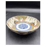 Japanese Imari style porcelain dish bowl