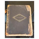 Antique civil war era sheet music book