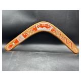 Australian Aboriginal art boomerang