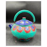 Vintage Chinese mosaic teapot
