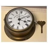 A ship wall clock Prescot Clock Co. of Prescot