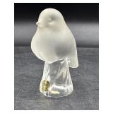 Reijmyre Glasbruk Kristail Sweden Satin sparrow