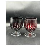 Vera Wang Wedgwood ruby-colored crystal