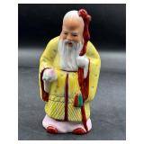vintage ceramic Shou Lao figurine Old wise man