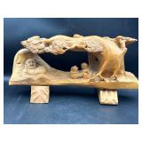 hand-carved Chinese statue buddah