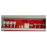 Large lot of glass ware / bar ware
