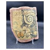 Decoupage on old roof tile  by Jasminka ï¿½anovac