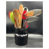 Utensil holder and utensils