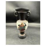 vintage Greek design terracotta pottery vase