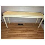 Vintage sofa table 60 long 15 deep 25 tall