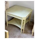Vintage 2nd floor faux bamboo frame side table