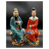 Chinese Famille Rose porcelain figurines