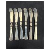 290 grams Sterling silver knife set of 6