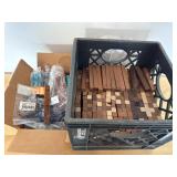 acrylic & wooden pen blanks