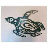 Metal art turtle