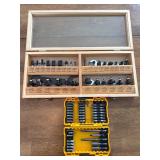 carbide-tipped router bit set & bit set