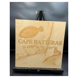 Wooden Cape Hatteras laser engraving