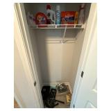 Cleaning hall closet