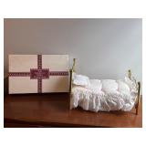 American girl doll vintage brass bed