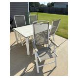 Outdoor table & 4 chairs