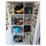 Storage cabinet and contents